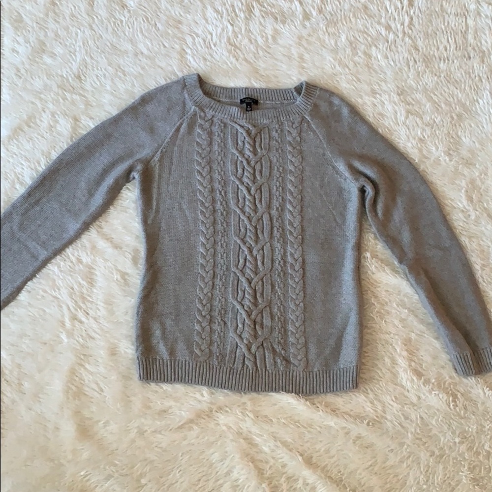 Talbots grey sweater